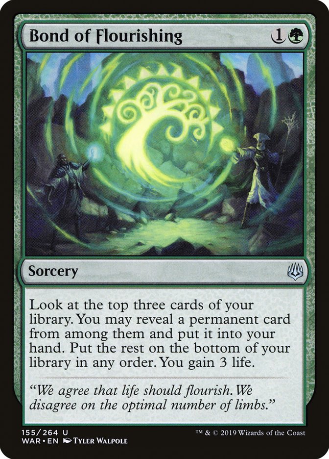 Bond of Flourishing - (Foil): War of the Spark