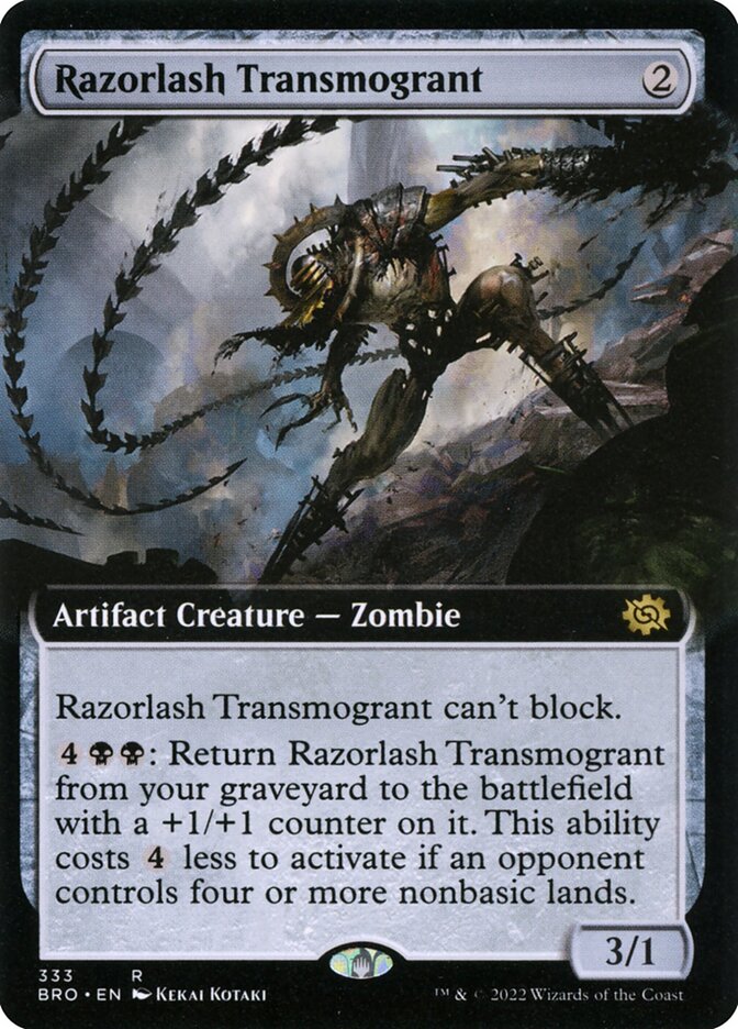 Razorlash Transmogrant (Extended Art): The Brothers' War
