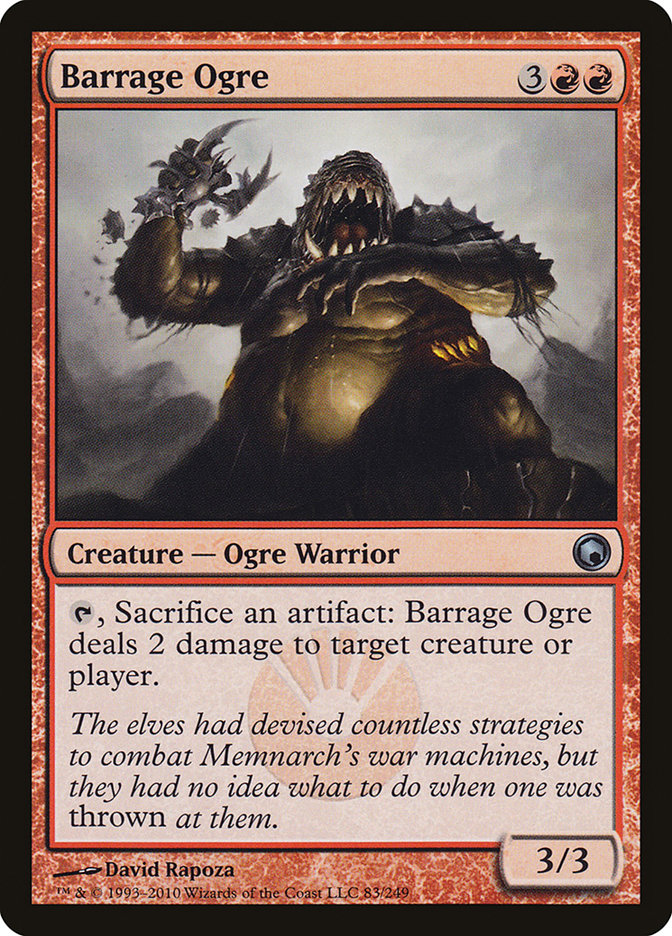 Barrage Ogre: Scars of Mirrodin