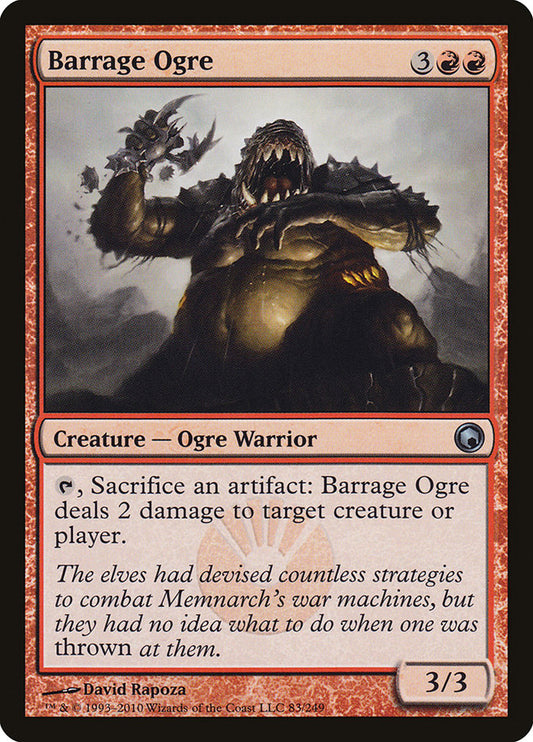 Barrage Ogre: Scars of Mirrodin