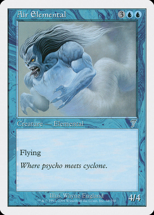 Air Elemental - (Foil): Seventh Edition