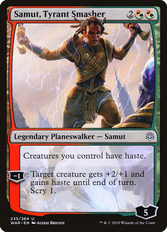 Samut, Tyrant Smasher - (Foil): War of the Spark