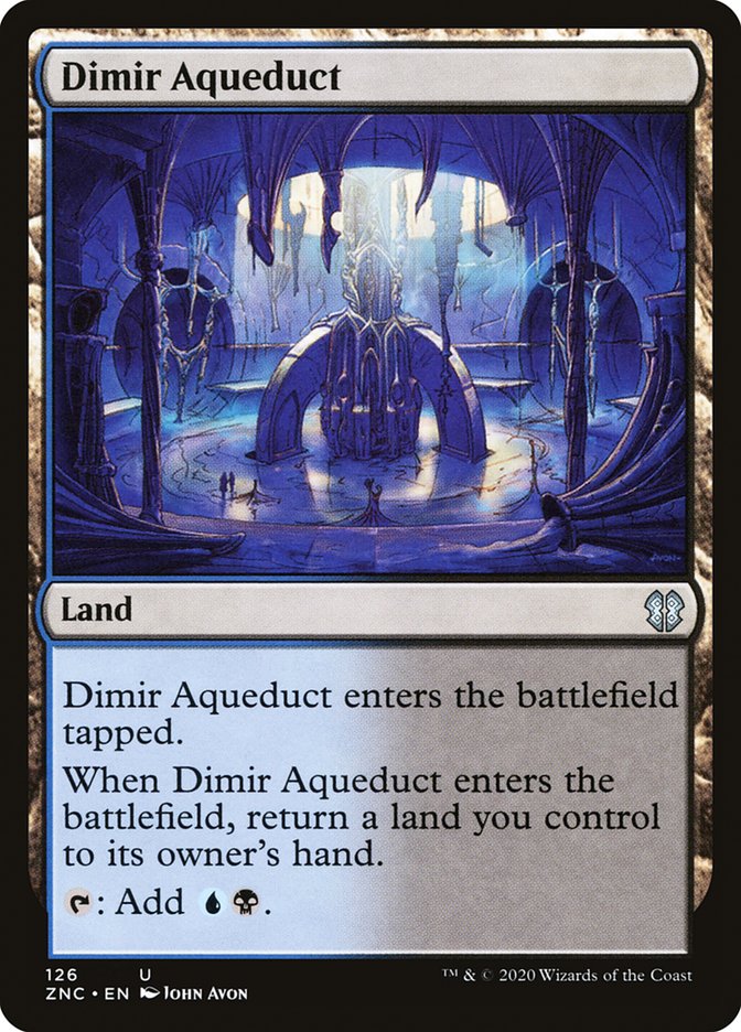 Dimir Aqueduct: Zendikar Rising Commander
