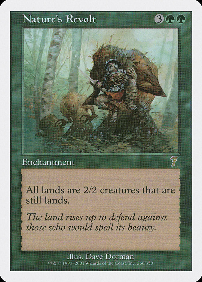 Nature's Revolt - (Foil): Seventh Edition