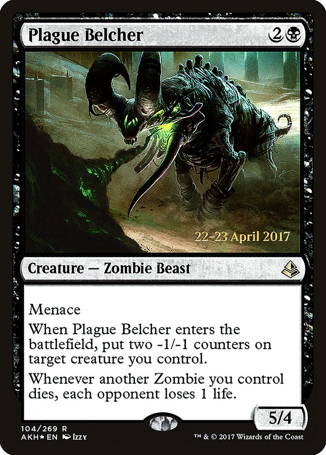 Plague Belcher (Prerelease) (Amonkhet) - (Foil): Amonkhet Promos