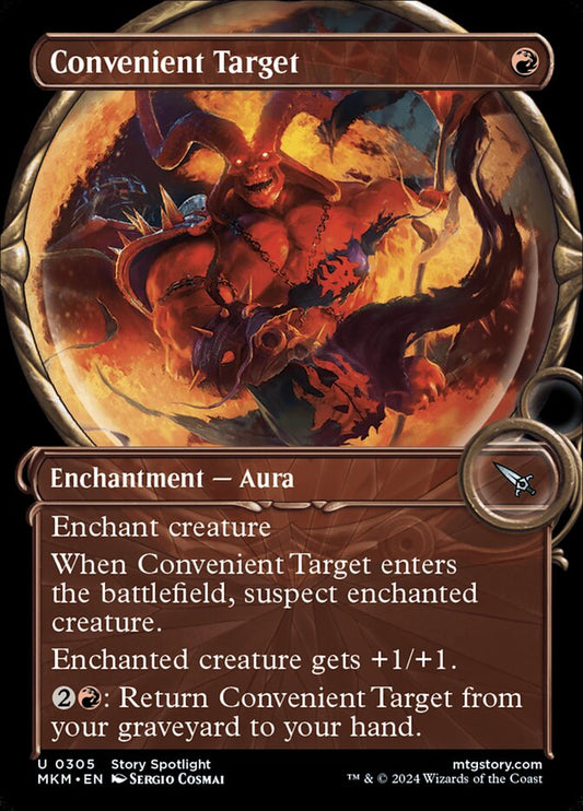Convenient Target (Showcase) - (Foil): Murders at Karlov Manor