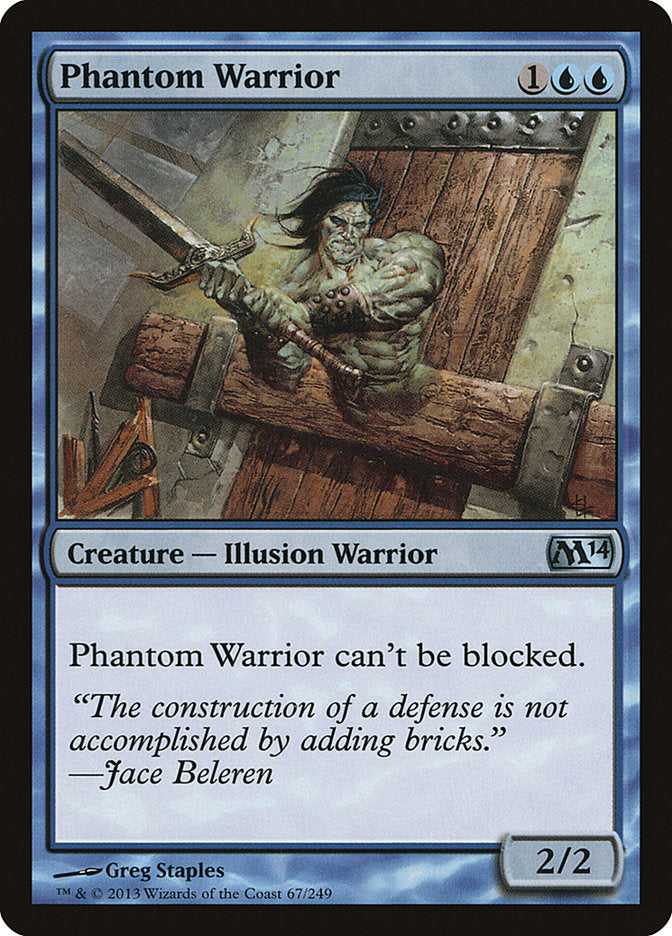Phantom Warrior - (Foil): Magic 2014