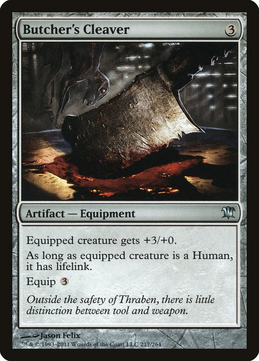 Butcher's Cleaver - (Foil): Innistrad