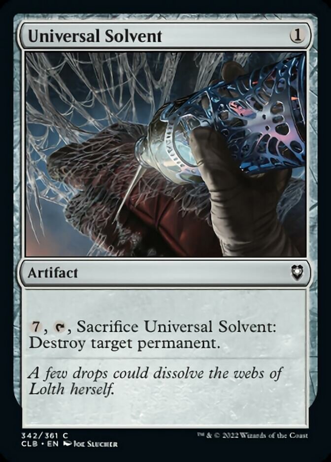 Universal Solvent - (Foil): Commander Legends: Battle for Baldur's Gate