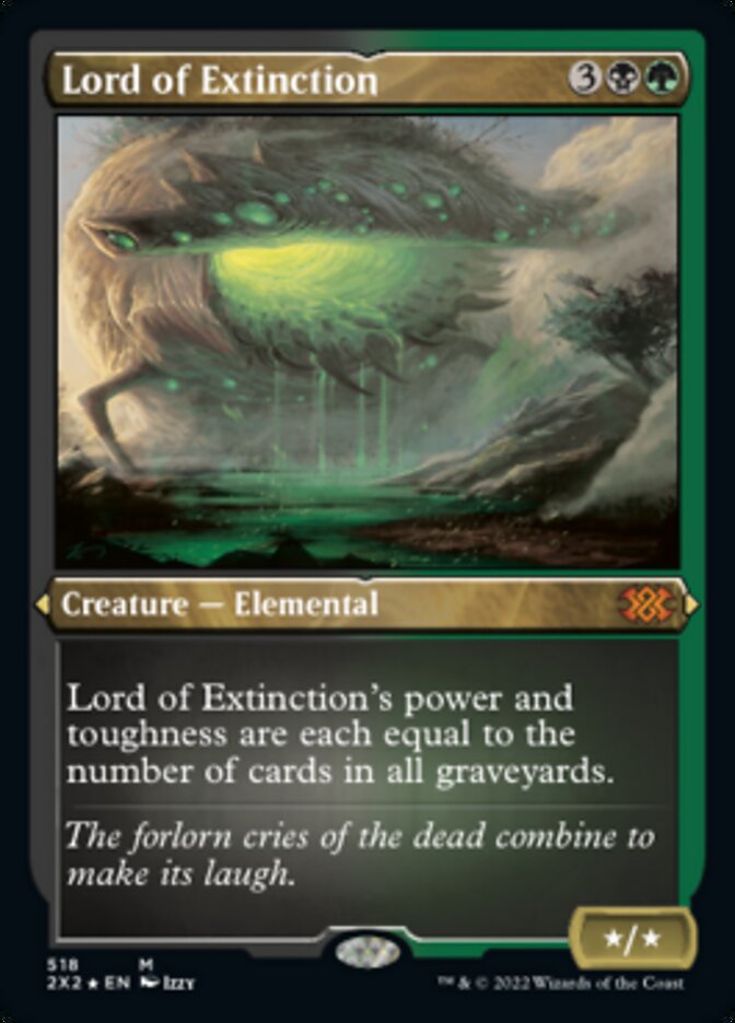 Lord of Extinction (Foil Etched) - (Foil): Double Masters 2022
