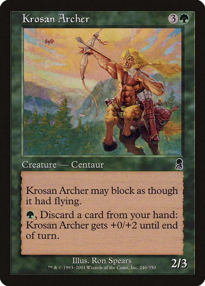 Krosan Archer - (Foil): Odyssey