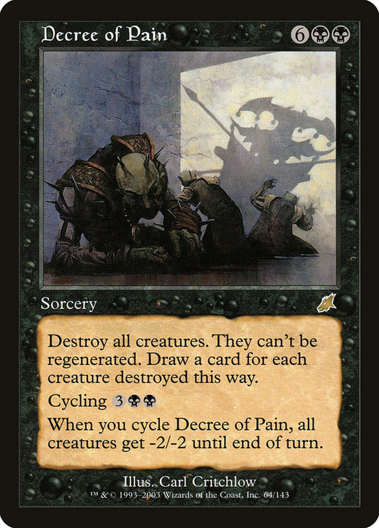 Decree of Pain - (Foil): Scourge