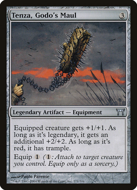 Tenza, Godo's Maul - (Foil): Champions of Kamigawa
