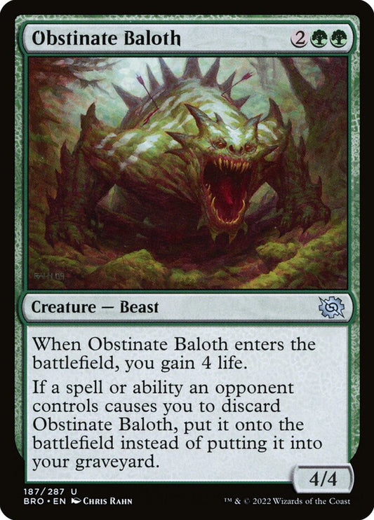 Obstinate Baloth: The Brothers' War