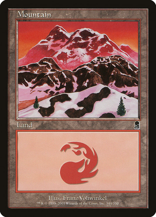 Mountain (#344) - (Foil): Odyssey