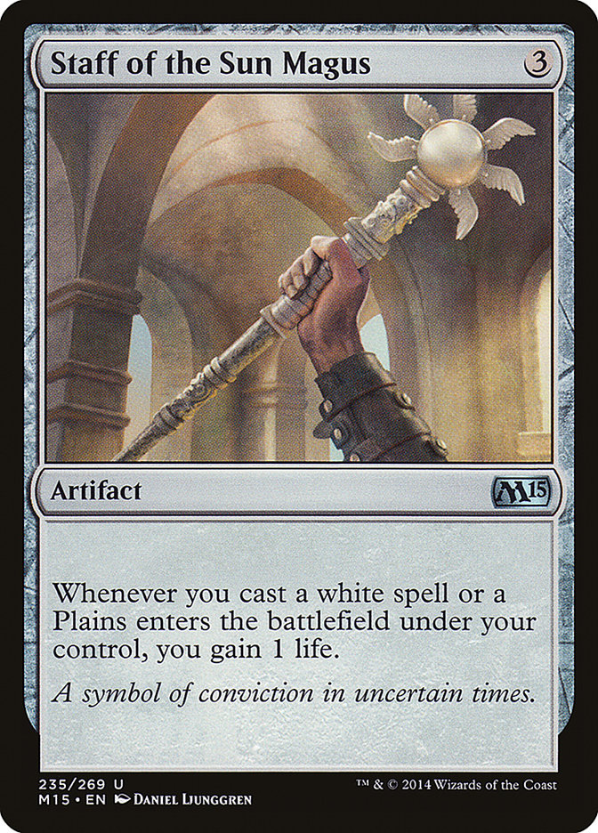 Staff of the Sun Magus - (Foil): Magic 2015