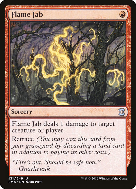 Flame Jab - (Foil): Eternal Masters