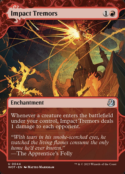 Impact Tremors (#044) - (Foil): Wilds of Eldraine: Enchanting Tales