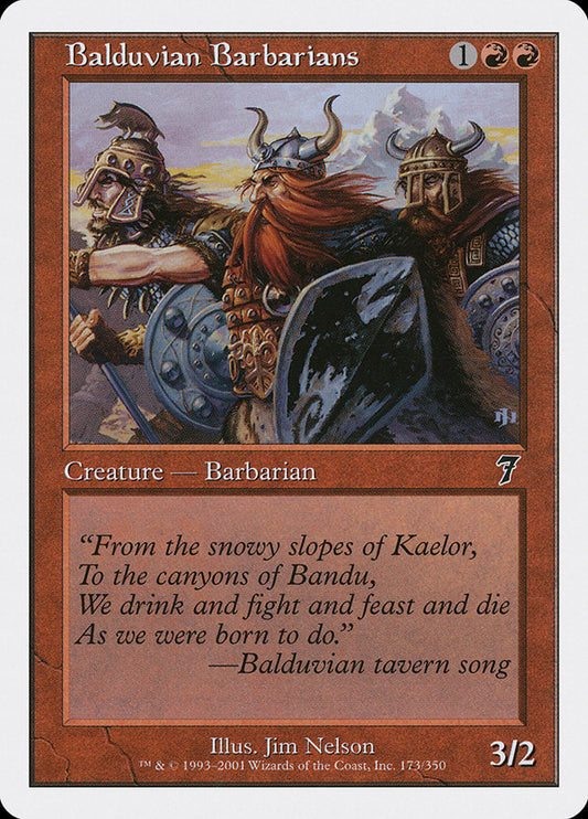 Balduvian Barbarians: Seventh Edition