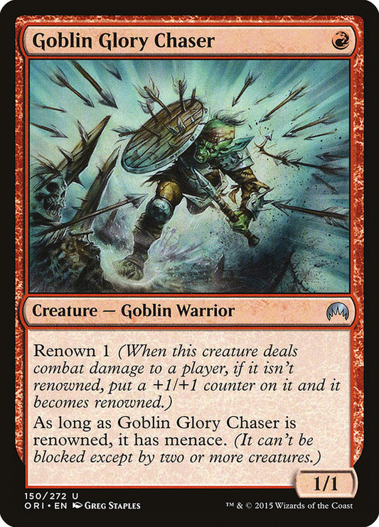 Goblin Glory Chaser - (Foil): Magic Origins