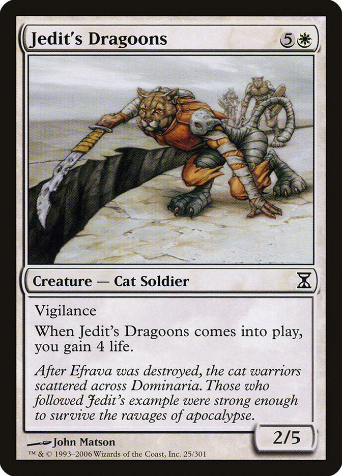Jedit's Dragoons - (Foil): Time Spiral