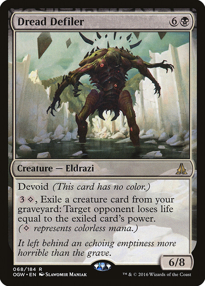 Dread Defiler - (Foil): Oath of the Gatewatch