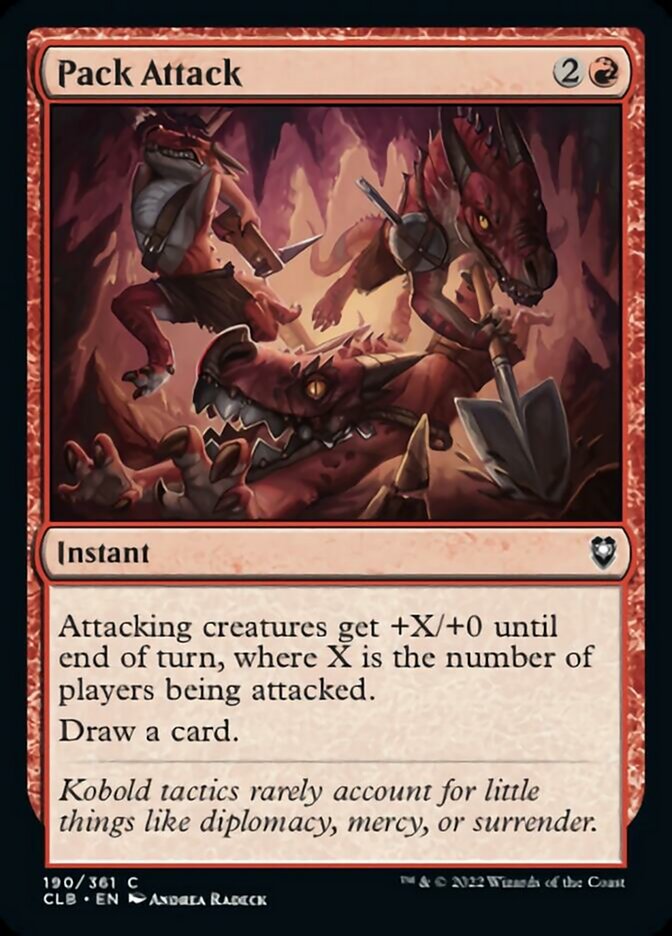 Pack Attack - (Foil): Commander Legends: Battle for Baldur's Gate
