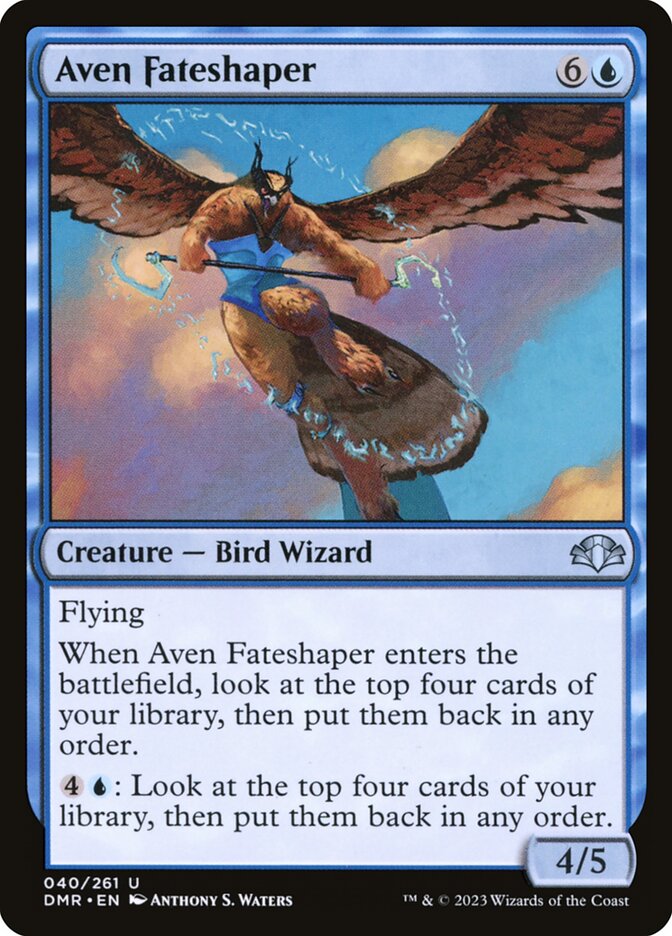 Aven Fateshaper - (Foil): Dominaria Remastered