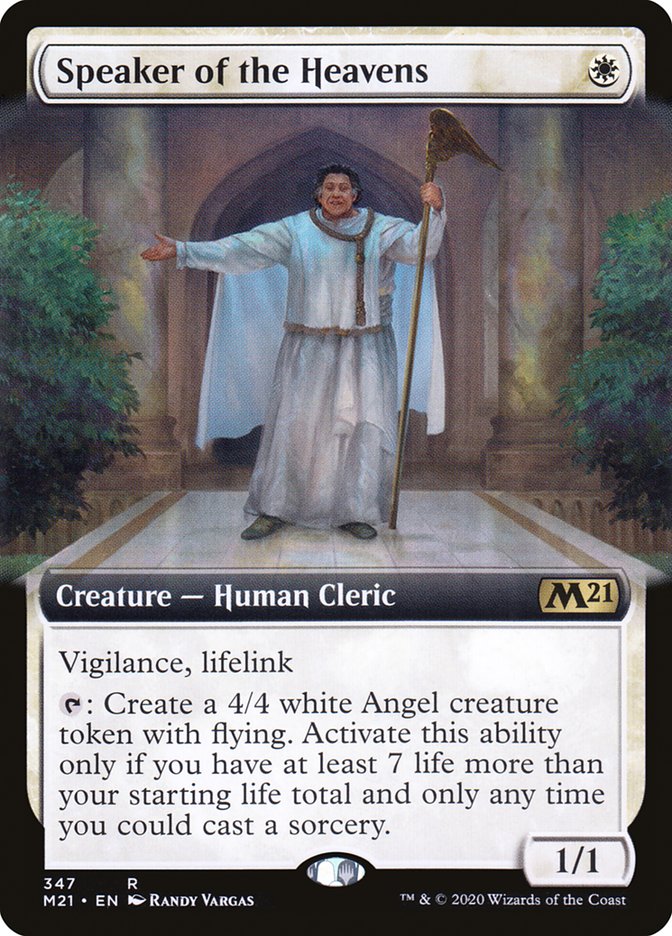 Speaker of the Heavens (Extended Art) - (Foil): Core Set 2021