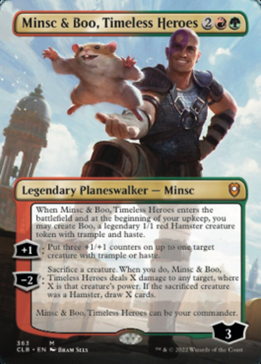 Minsc & Boo, Timeless Heroes - (Foil): Commander Legends: Battle for Baldur's Gate