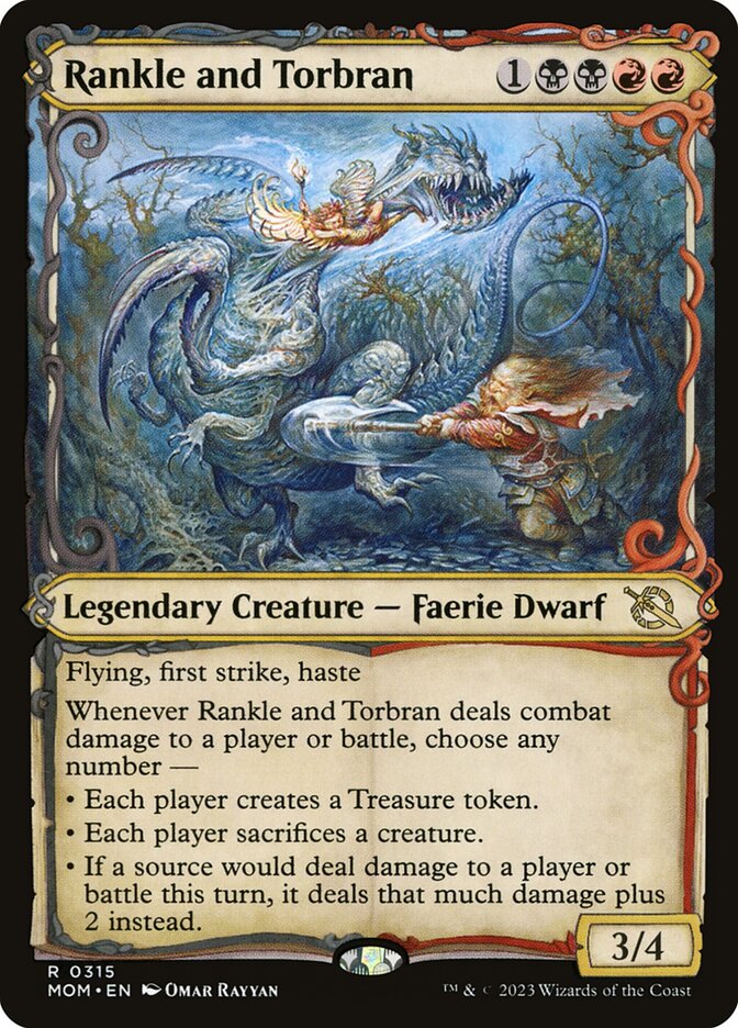 Rankle and Torbran (Showcase) - (Foil): March of the Machine