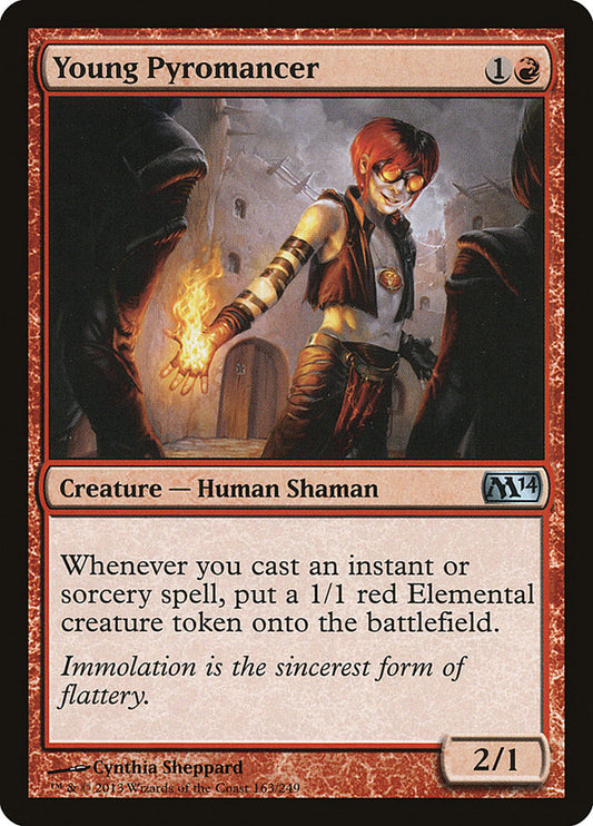 Young Pyromancer - (Foil): Magic 2014