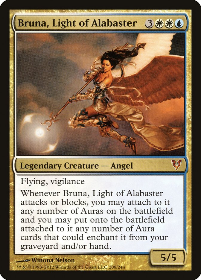 Bruna, Light of Alabaster - (Foil): Avacyn Restored
