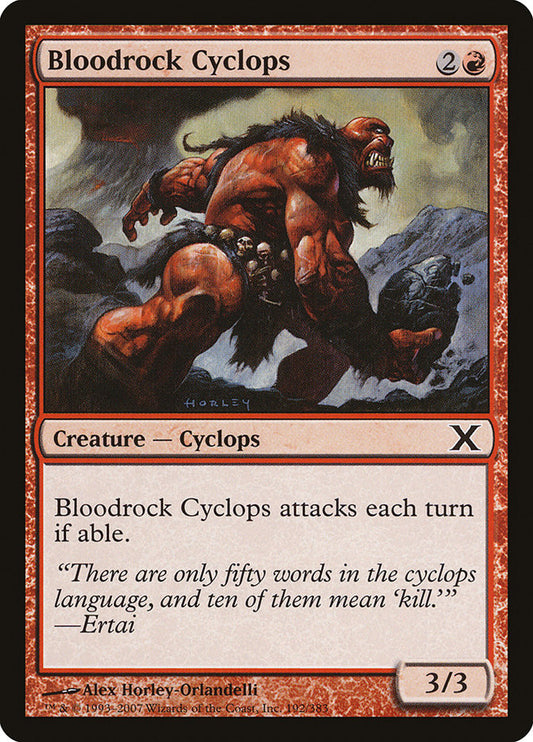 Bloodrock Cyclops: Tenth Edition