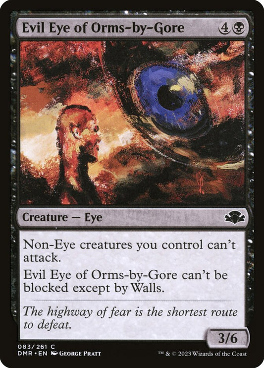 Evil Eye of Orms-by-Gore - (Foil): Dominaria Remastered