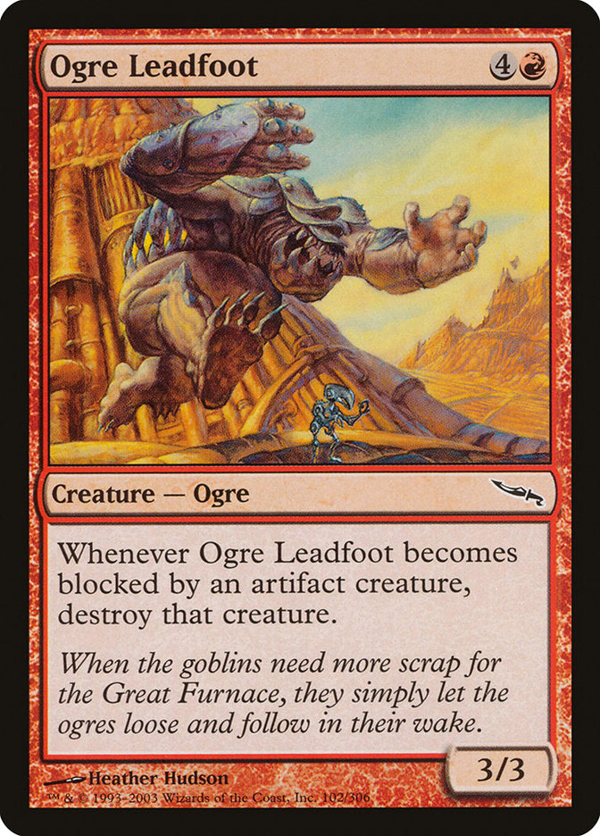 Ogre Leadfoot: Mirrodin