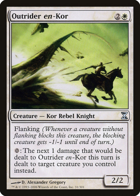 Outrider en-Kor - (Foil): Time Spiral