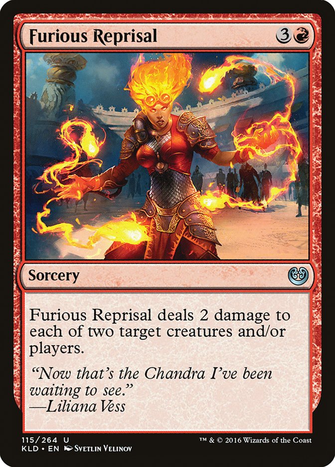 Furious Reprisal - (Foil): Kaladesh