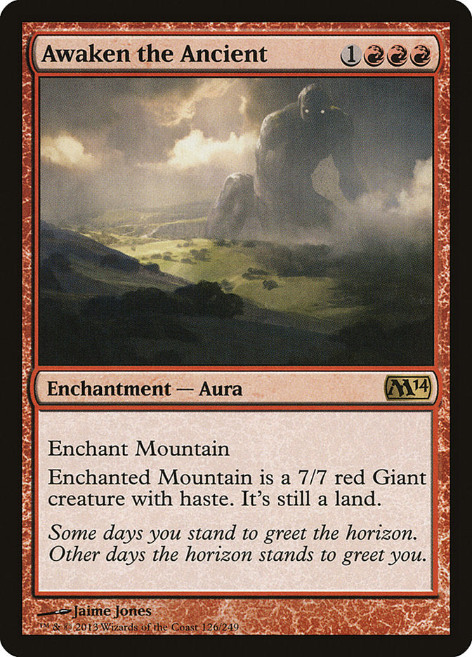 Awaken the Ancient - (Foil): Magic 2014