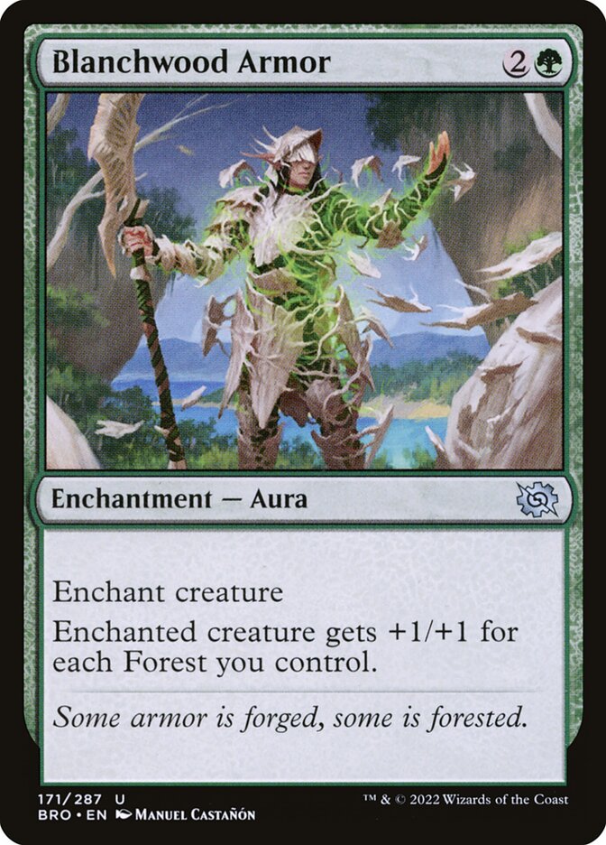 Blanchwood Armor - (Foil): The Brothers' War