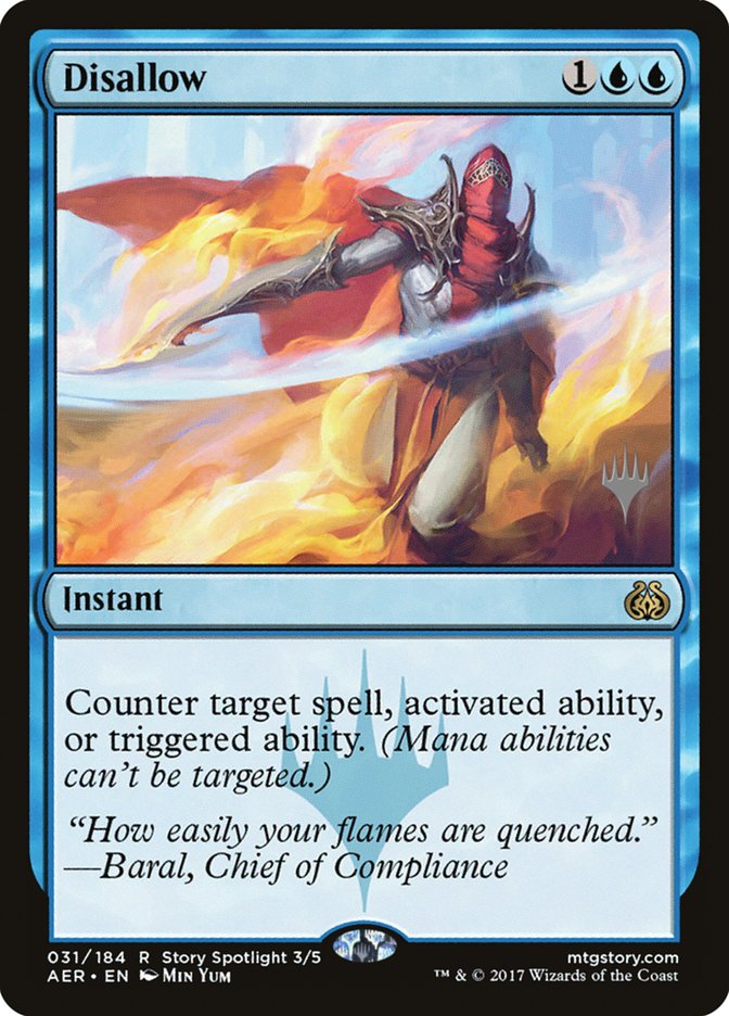 Disallow (Promo Pack) (Aether Revolt): Aether Revolt Promos
