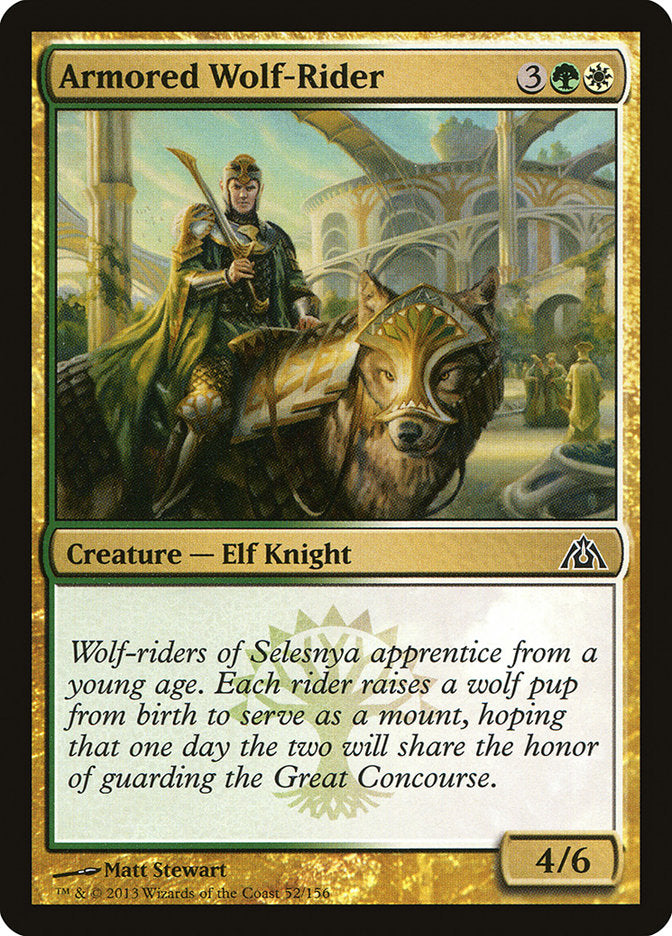 Armored Wolf-Rider - (Foil): Dragon's Maze