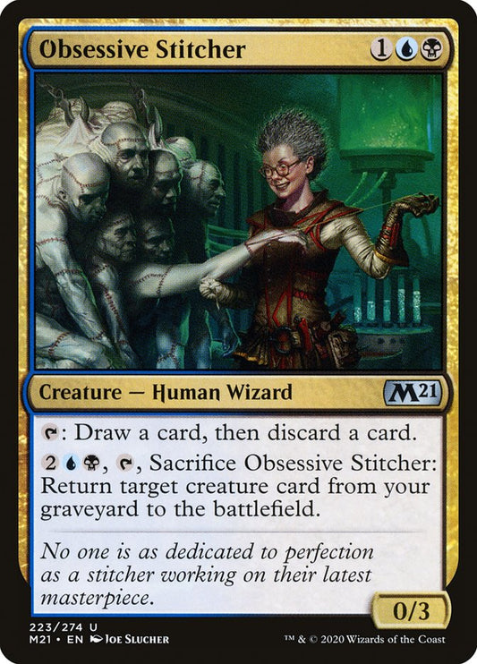 Obsessive Stitcher - (Foil): Core Set 2021