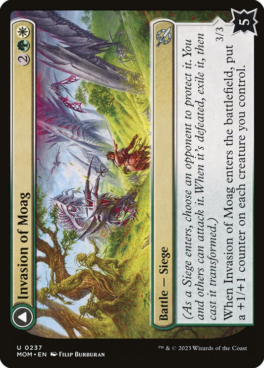 Invasion of Moag // Bloomwielder Dryads - (Foil): March of the Machine
