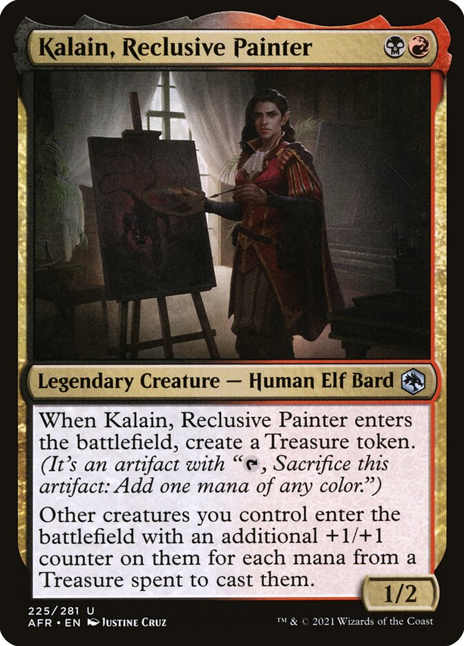 Kalain, Reclusive Painter - (Foil): Adventures in the Forgotten Realms