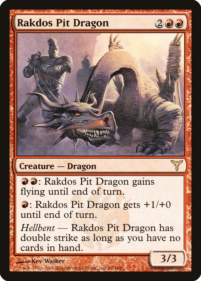 Rakdos Pit Dragon - (Foil): Dissension