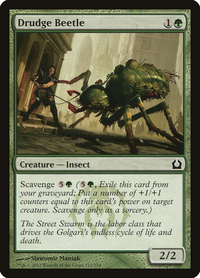 Drudge Beetle - (Foil): Return to Ravnica