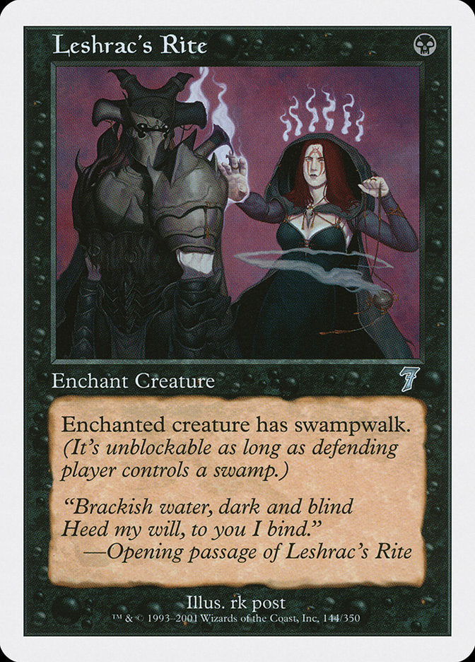 Leshrac's Rite - (Foil): Seventh Edition