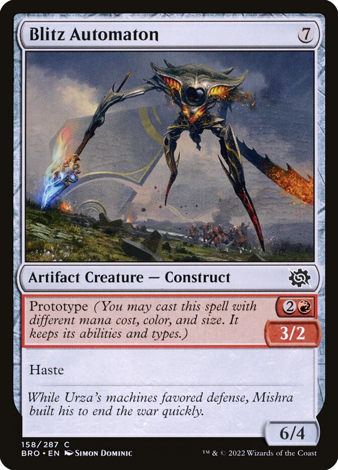 Blitz Automaton - (Foil): The Brothers' War