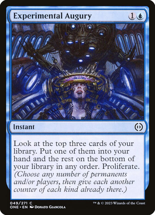 Experimental Augury - (Foil): Phyrexia: All Will Be One